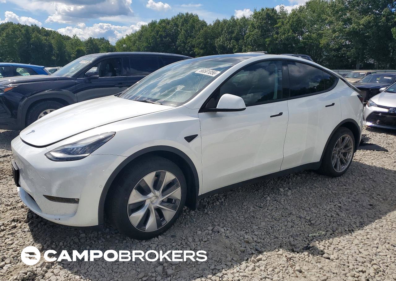2022 Tesla Model Y, daño Trasero, Copart lote 66501056