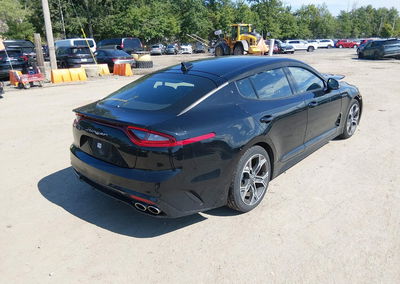 2020 Kia Stinger Gt-line, Front End damage, Iaai lot 45781334, photo 4 of 16
