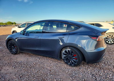 2023 Tesla Model Y, Side damage, Copart lot 69740226, photo 2 of 14