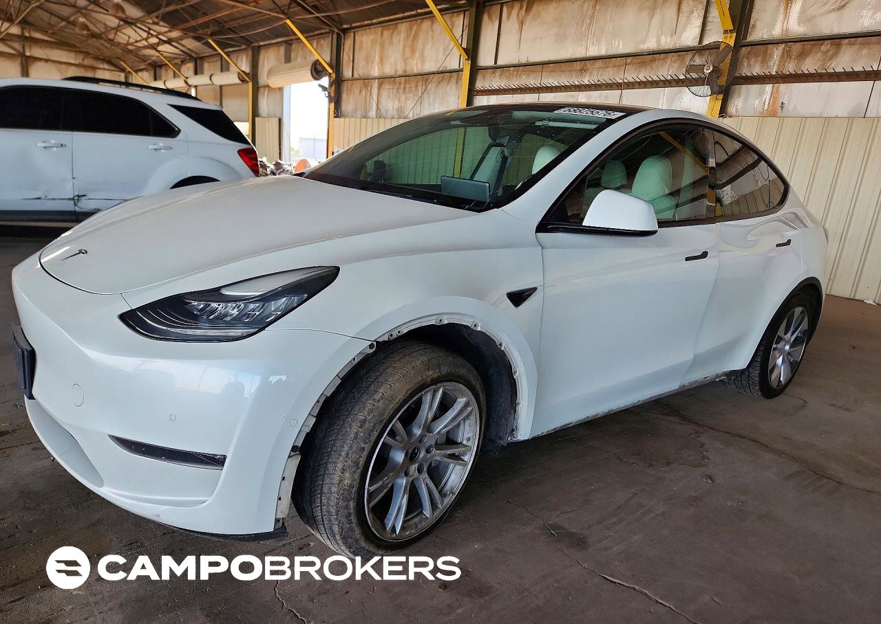 2020 Tesla Model Y, uszkodzenie: Przód, Copart lot 68825576
