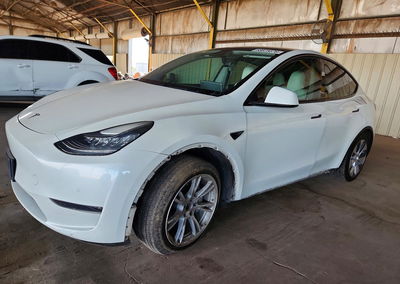 2020 Tesla Model Y, daño Frontal, Copart lote 68825576