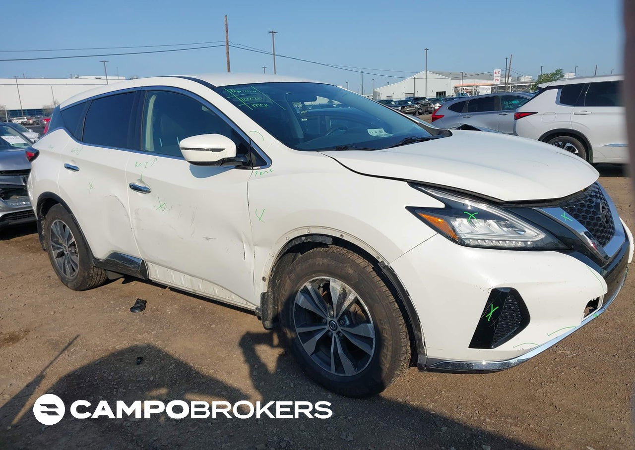 2019 Nissan Murano S, пошкодження: Передня частина, Iaai лот 45686741