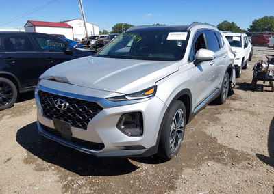 2019 Hyundai Santa Fe Ultimate 2.0t, uszkodzenie: Front & Rear, Iaai lot 45446619, zdjęcie 2 z 17