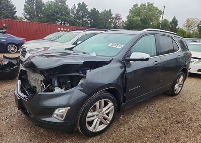 2019 Chevrolet Equinox Premier, Front End damage, Copart lot 70882516