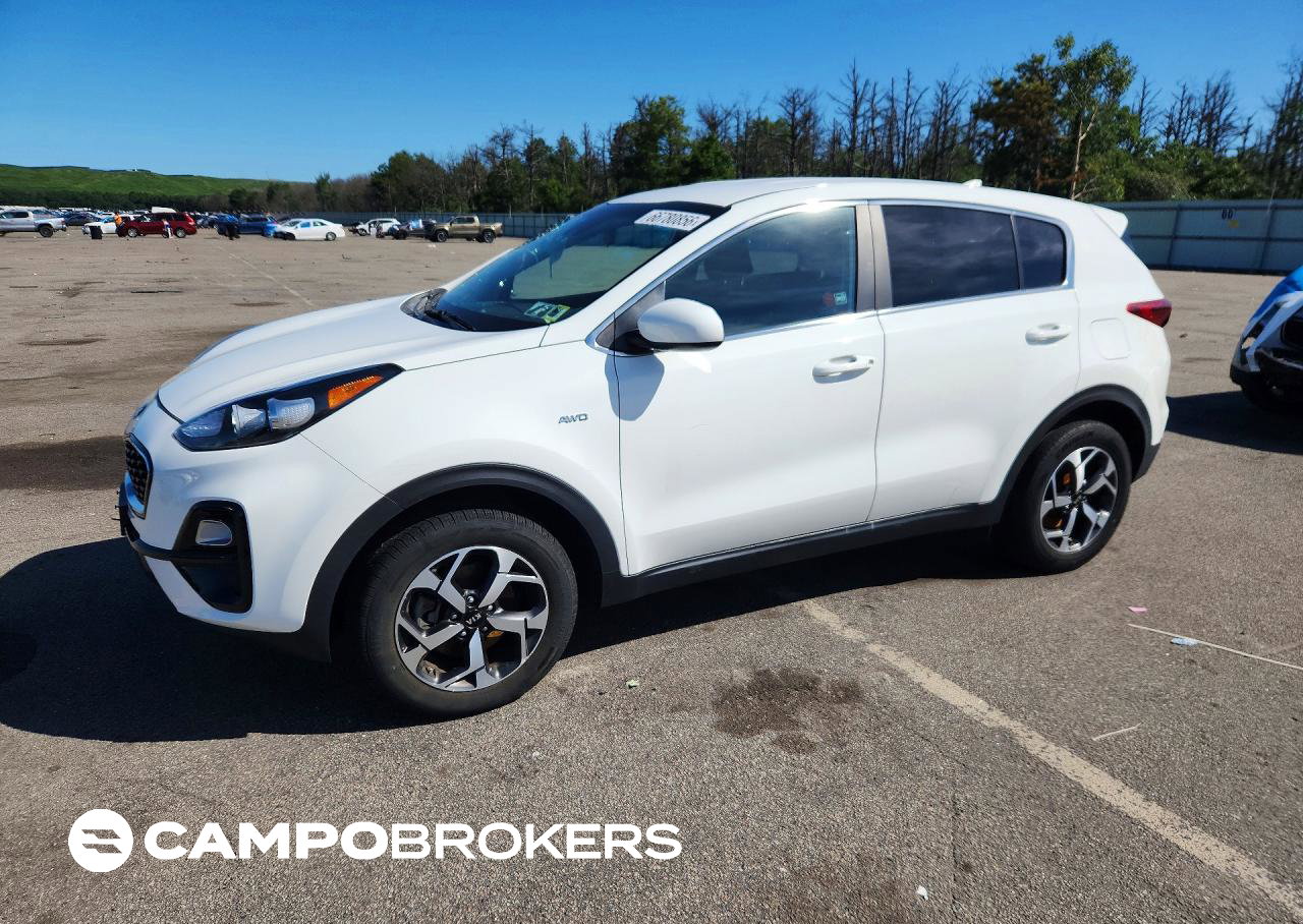 2021 Kia Sportage Lx, daño Techo, Copart lote 66780856