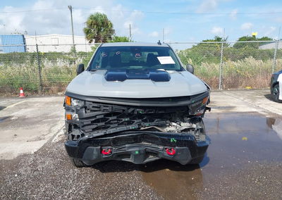 2024 Chevrolet Silverado 1500 4wd  Short Bed Custom Trail Boss, uszkodzenie: Przód, Iaai lot 46108457, zdjęcie 12 z 16