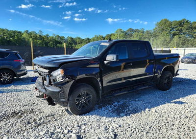 2021 Chevrolet Silverado K1500 Lt Trail Boss, daño Frontal, Copart lote 69893206