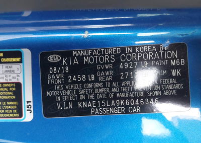2019 Kia Stinger, пошкодження: Дах, Iaai лот 46085245, фото 9 з 19