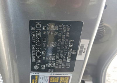 2021 Kia Sportage Lx, Burn damage, Copart lot 67934766, photo 12 of 13