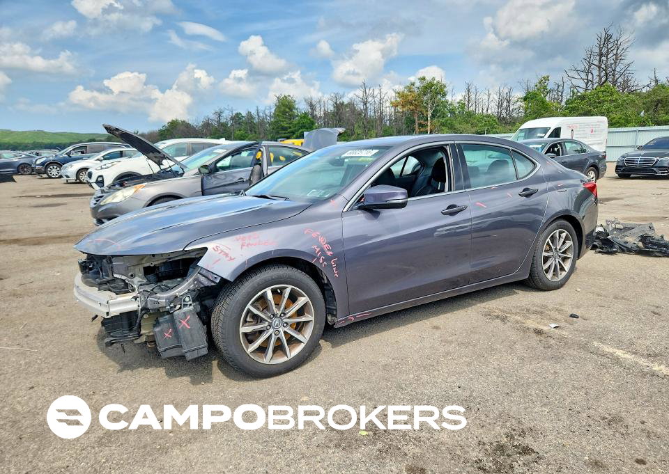 2020 Acura Tlx Technology, daño Frontal, Copart lote 66825716