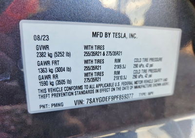 2023 Tesla Model Y, Side damage, Copart lot 69740226, photo 12 of 14