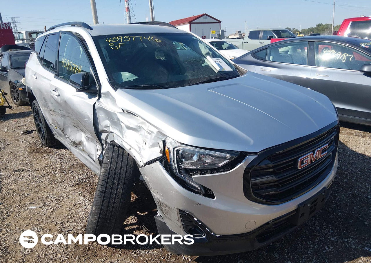 2021 Gmc Terrain Awd Slt, Right Front damage, Iaai lot 45957746