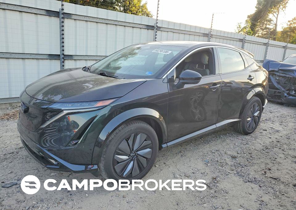 2023 Nissan Ariya Evolve+, Side damage, Copart lot 68296106