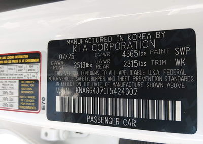2026 Kia K5 Gt-line Fwd, Rear damage, Iaai lot 45762237, photo 9 of 17