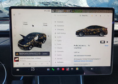 2026 Tesla Model Y, uszkodzenie: Przód, Copart lot 61600416, zdjęcie 9 z 14