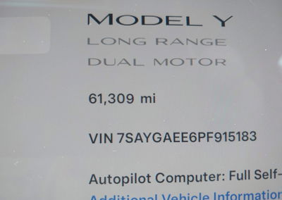 2023 Tesla Model Y Awd/long Range Dual Motor All-wheel Drive, uszkodzenie: Tył, Iaai lot 42528620, zdjęcie 15 z 18