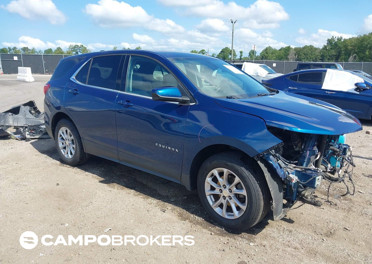 2020 Chevrolet Equinox Fwd Lt 1.5l Turbo, uszkodzenie: Przód, Iaai lot 46049326