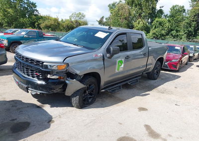 2021 Chevrolet Silverado 1500 Custom Trail Boss, uszkodzenie: Przód, Iaai lot 46147851, zdjęcie 2 z 16