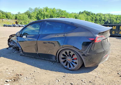 2023 Tesla Model Y, daño Frontal, Copart lote 56593496, foto 2 de 14