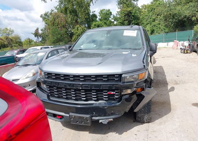 2021 Chevrolet Silverado 1500 Custom Trail Boss, uszkodzenie: Przód, Iaai lot 46147851, zdjęcie 6 z 16