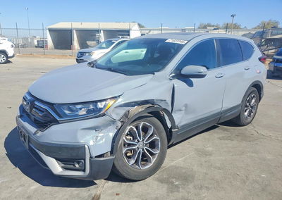 2021 Honda Cr-v Ex, daño Frontal, Copart lote 71023346