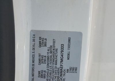 2021 Chevrolet Silverado C1500, daño Frontal, Copart lote 63335685, foto 12 de 12