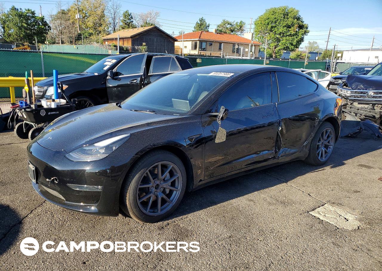 2023 Tesla Model 3, uszkodzenie: Bok, Copart lot 65357986
