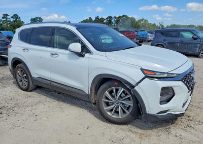2020 Hyundai Santa Fe Limited, daño Frontal, Copart lote 65375986, foto 4 de 15