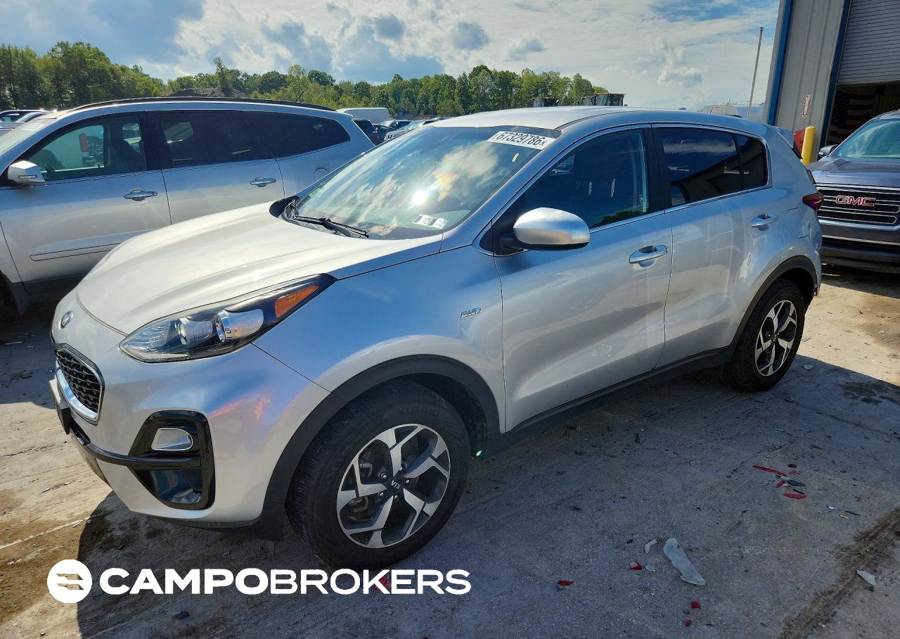 2021 Kia Sportage Lx, uszkodzenie: Tył, Copart lot 67329786