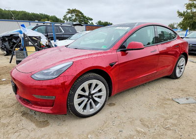 2021 Tesla Model 3, daño Bajos, Copart lote 71376466