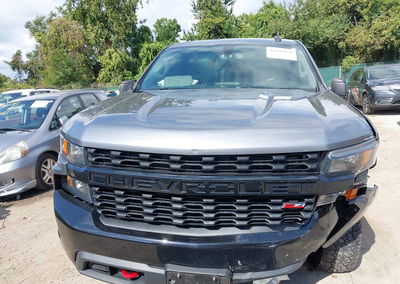 2021 Chevrolet Silverado 1500 Custom Trail Boss, uszkodzenie: Przód, Iaai lot 46147851, zdjęcie 12 z 16