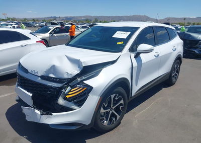 2024 Kia Sportage Ex, Left Front damage, Iaai lot 45759348, photo 2 of 16