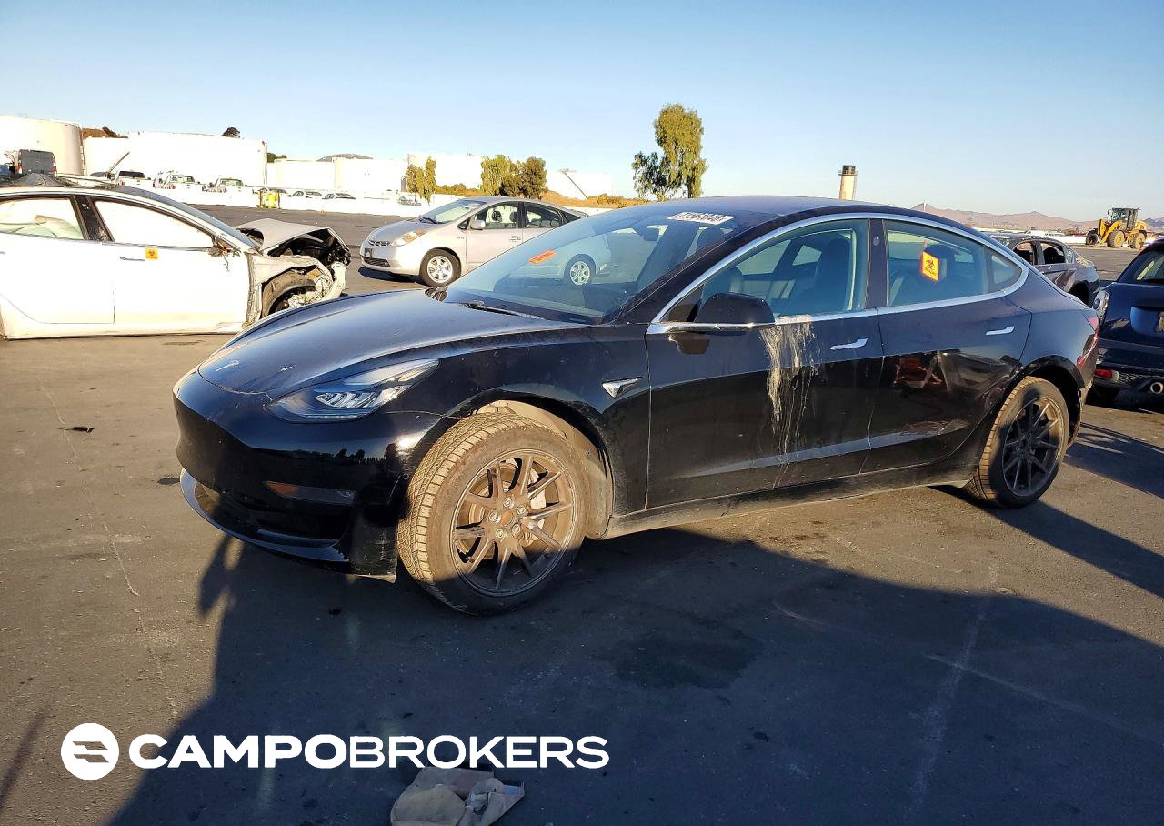 2019 Tesla Model 3, uszkodzenie: Tył, Copart lot 71561046