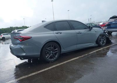 2025 Acura Tlx A-spec Package, daño Frontal derecho, Iaai lote 45525396, foto 4 de 16