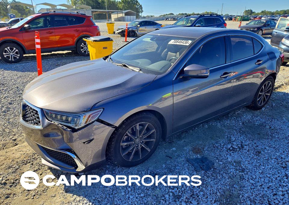 2020 Acura Tlx, daño Trasero, Copart lote 70846436