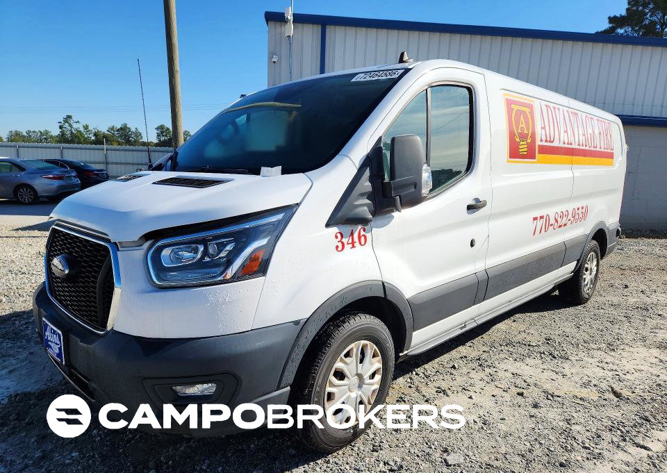 2023 Ford Transit, daño Lateral, Copart lote 72464586
