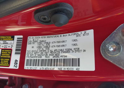 2023 Toyota Tacoma Trd Sport, Right Front damage, Iaai lot 46061044, photo 9 of 16