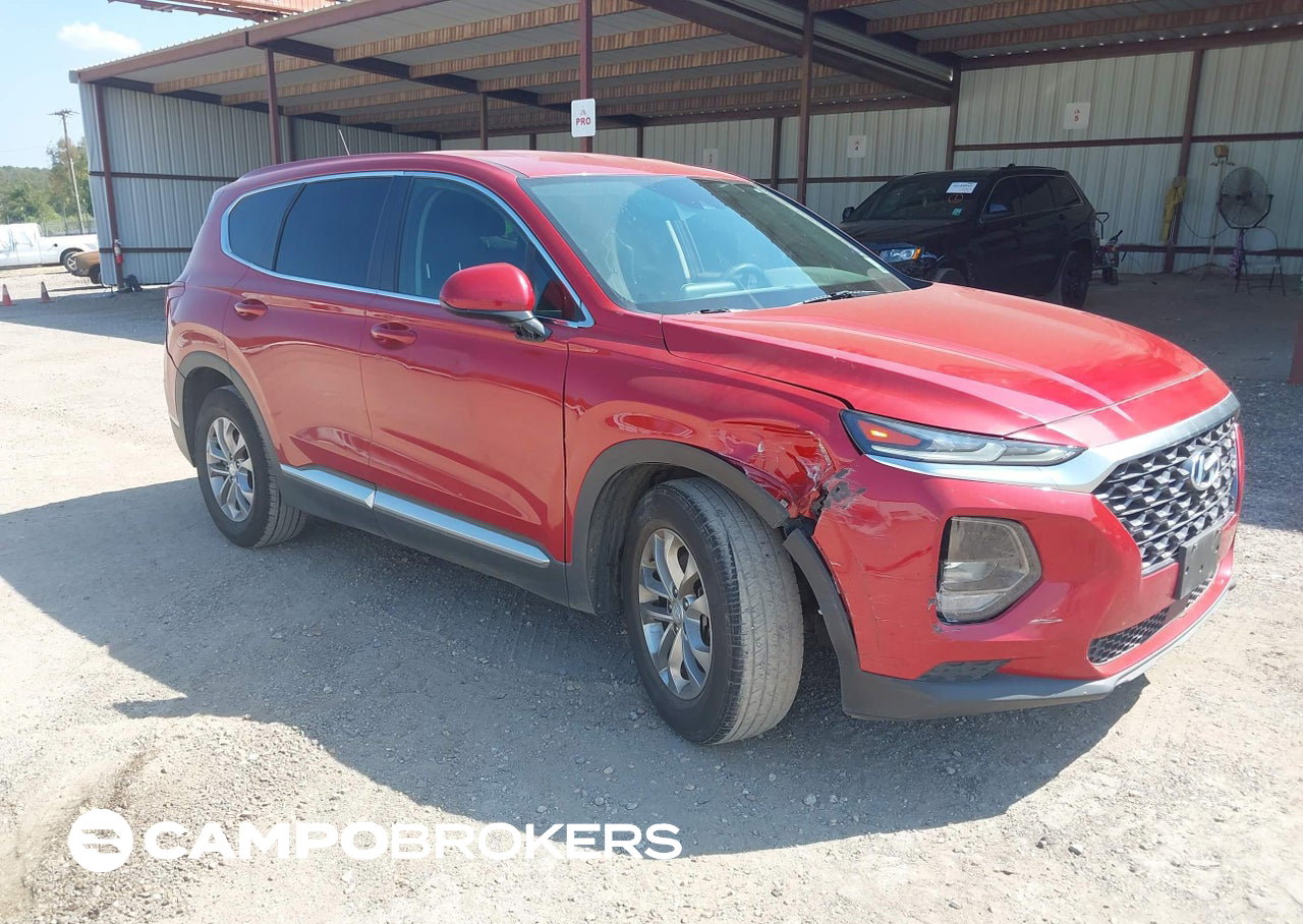 2019 Hyundai Santa Fe Se, uszkodzenie: Lewy bok, Iaai lot 46188765