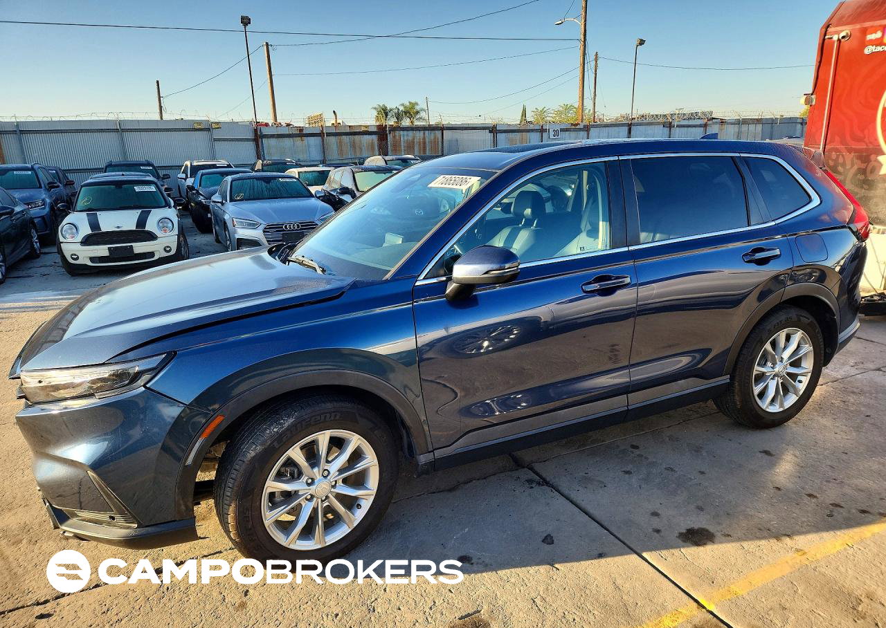 2023 Honda Cr-v Exl, daño Frontal, Copart lote 71865086