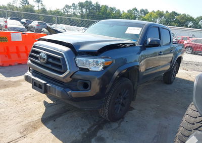 2022 Toyota Tacoma Sr5 V6, Front End damage, Iaai lot 46035550, photo 2 of 16