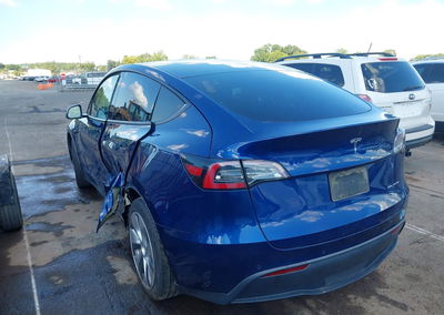 2020 Tesla Model Y Long Range Dual Motor All-wheel Drive, uszkodzenie: Lewy bok, Iaai lot 46073169, zdjęcie 3 z 19