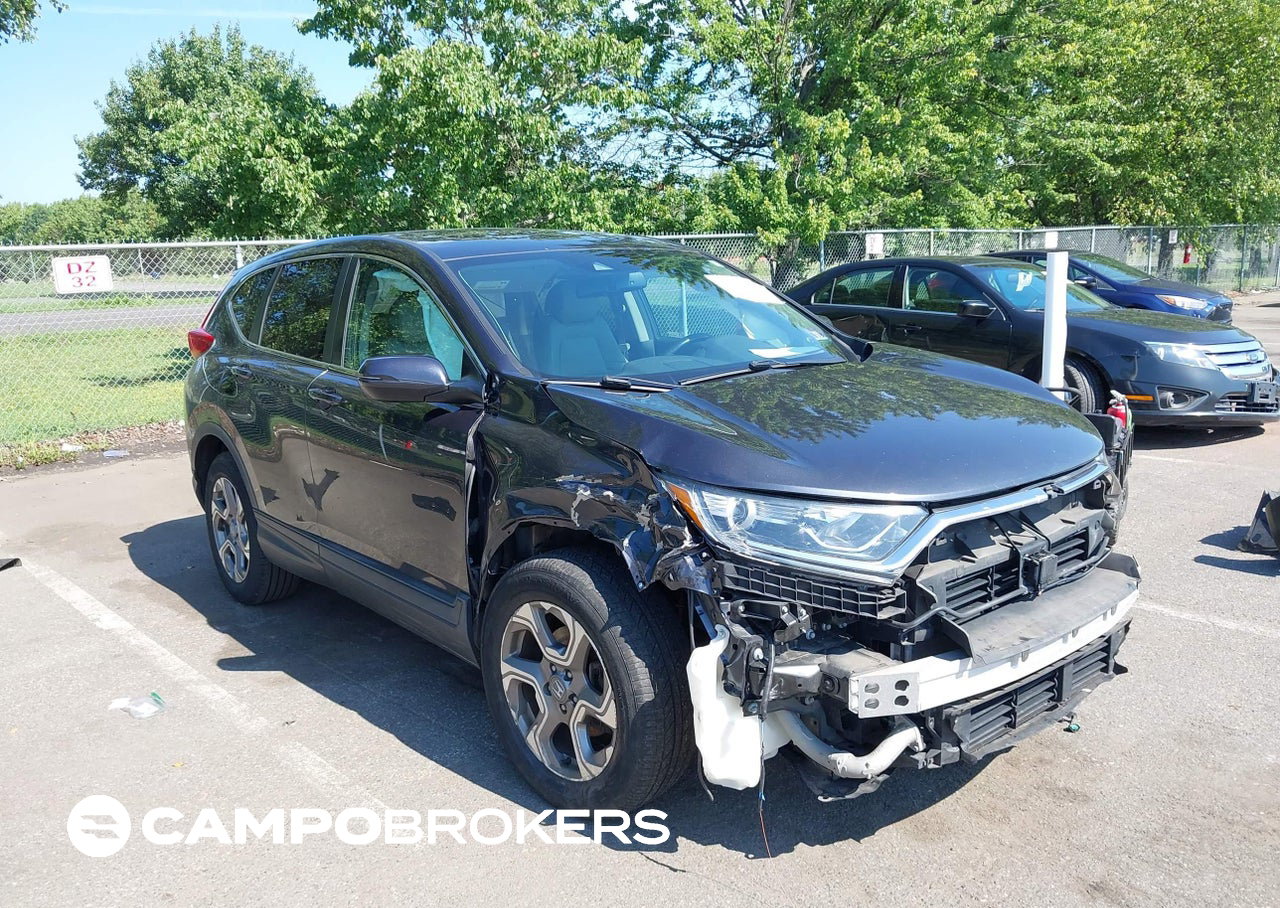 2019 Honda Cr-v Ex-l, daño Frontal, Iaai lote 45798264