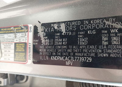 2020 Kia Sportage Lx, Theft damage, Iaai lot 45671098, photo 9 of 16