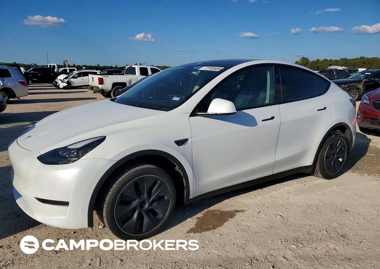 2025 Tesla Model Y, uszkodzenie: Przód, Copart lot 72180406