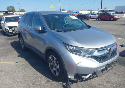 2019 Honda Cr-v Ex, Left Front damage, Iaai lot 46129641
