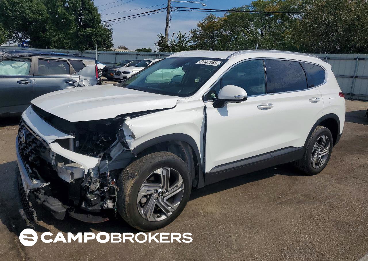 2023 Hyundai Santa Fe Sel, uszkodzenie: Przód, Copart lot 71144286
