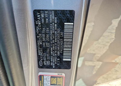 2023 Hyundai Elantra Sel, uszkodzenie: Przód, Copart lot 68291286, zdjęcie 12 z 14