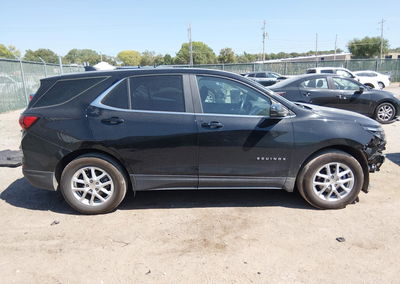 2022 Chevrolet Equinox Fwd Lt, Left Front damage, Iaai lot 46028301, photo 14 of 17
