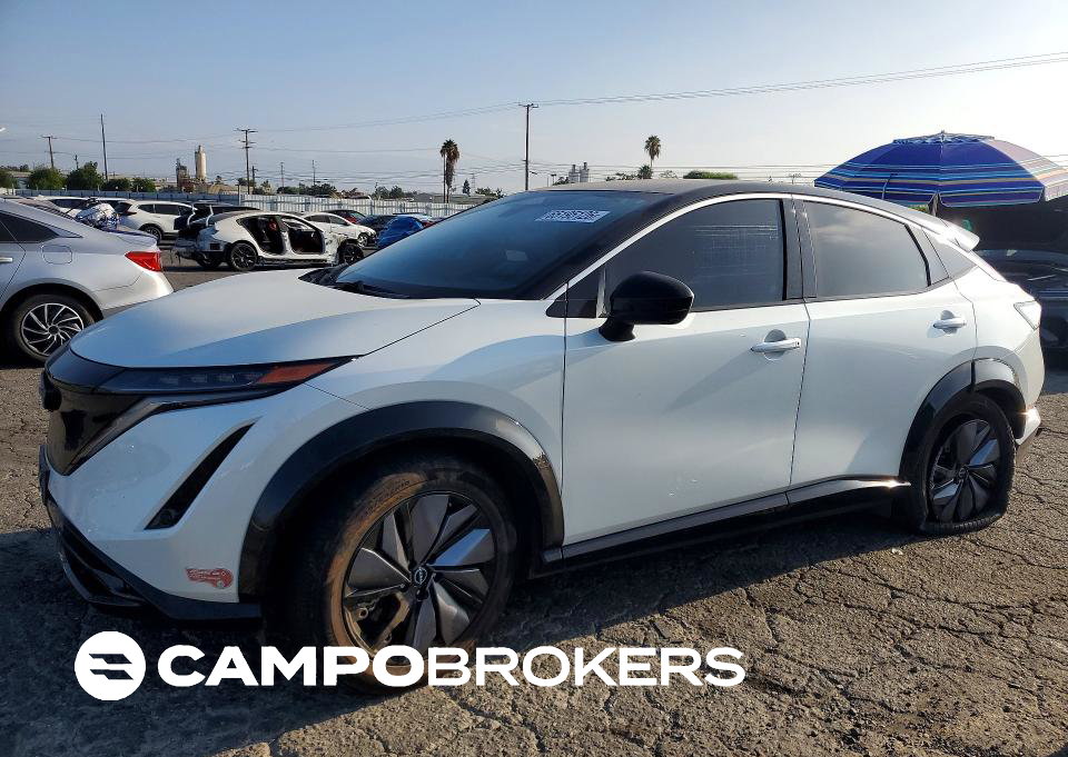 2023 Nissan Ariya Evolve+, daño Lateral, Copart lote 65195126