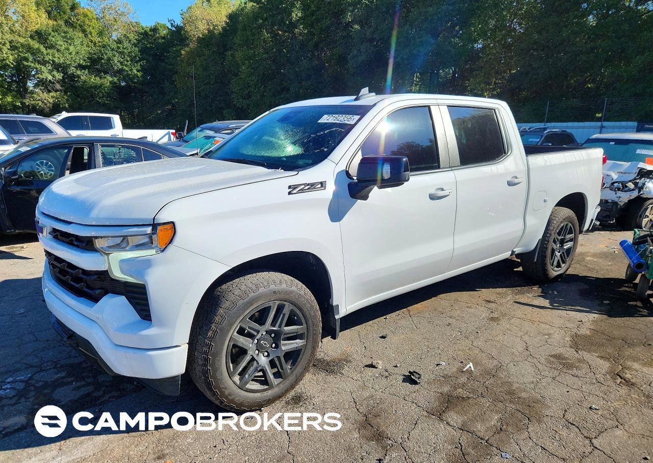 2024 Chevrolet Silverado K1500 Rst, Vandalism damage, Copart lot 72192356
